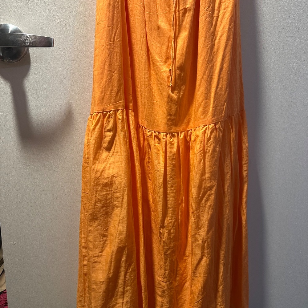 Faithful the Brand Wilonna Midi Dress - Mango - Picture 9 of 10